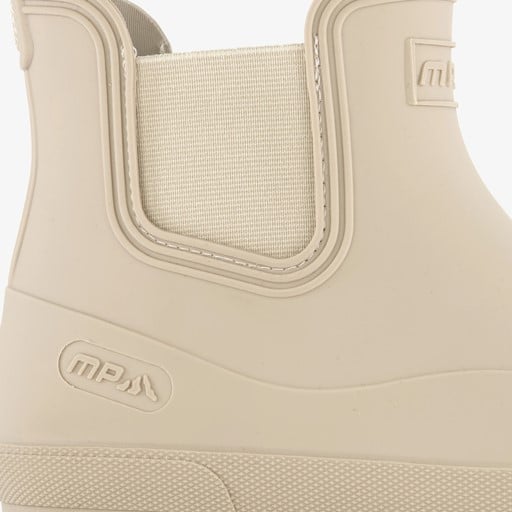 Korte dames regenlaarzen beige