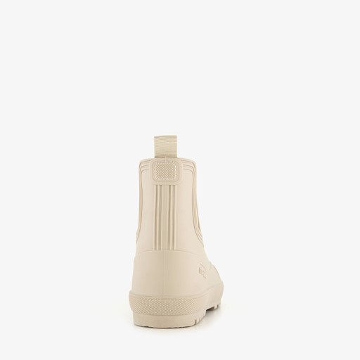 Korte dames regenlaarzen beige