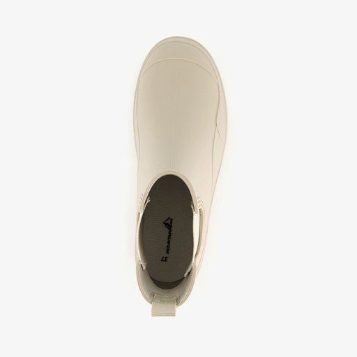 Korte dames regenlaarzen beige