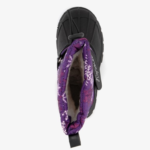 Gevoerde kinder snowboots paars