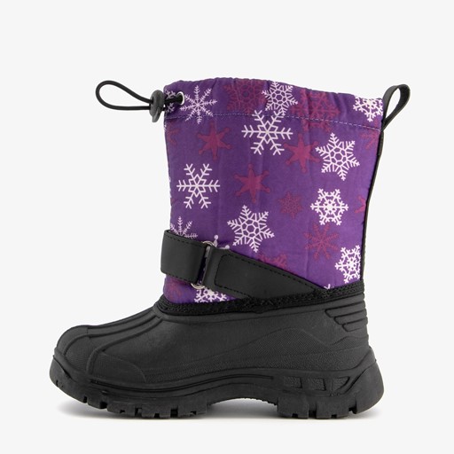 Gevoerde kinder snowboots paars