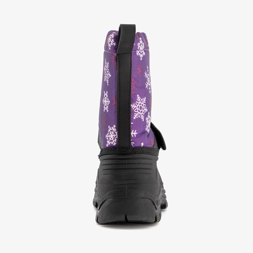 Gevoerde kinder snowboots paars