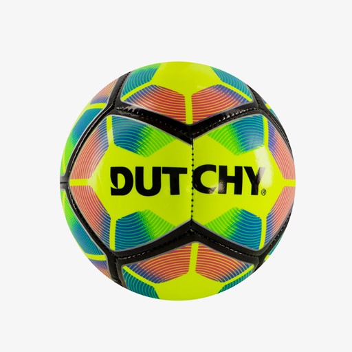 Mini voetbal met regenboogkleuren