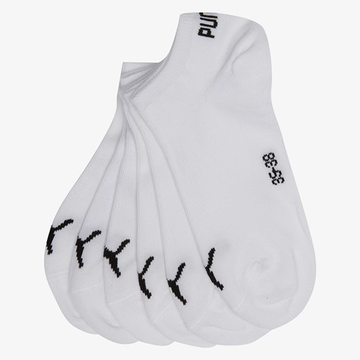 3 paar unisex sneakersokken wit