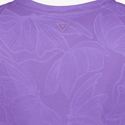 Dames sport T-shirt met print paars