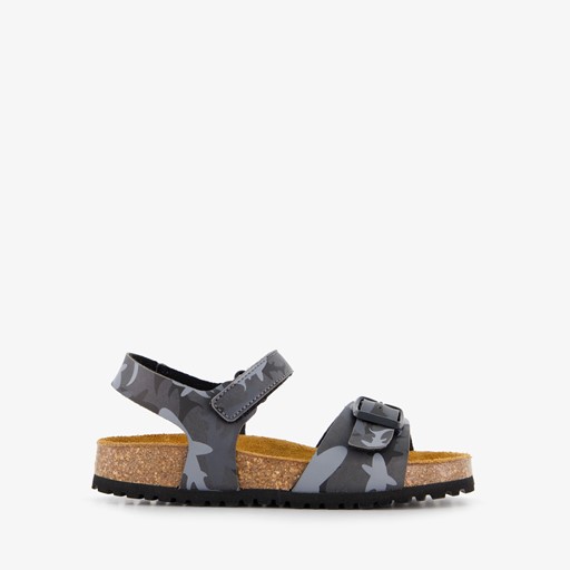 Jongens bio sandalen zwart grijs