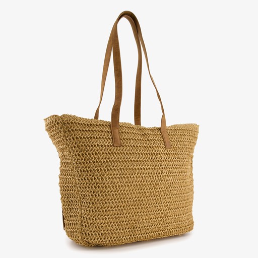 Dames shopper beige