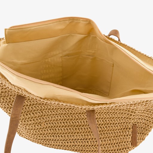 Dames shopper beige