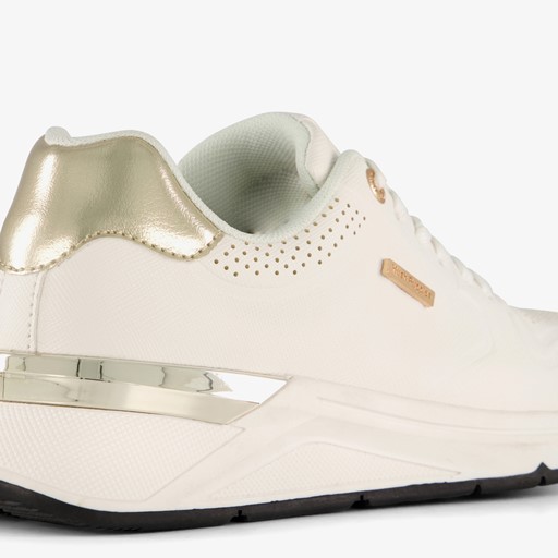 Dames sneakers wit goud