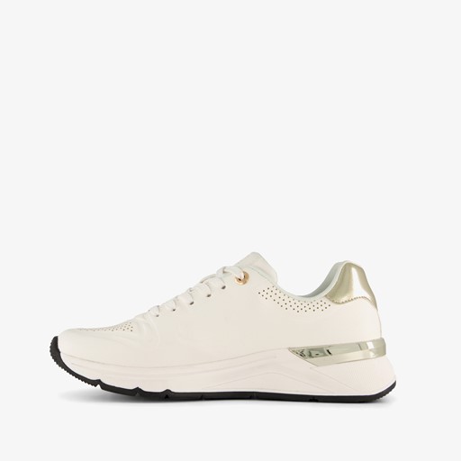 Dames sneakers wit goud