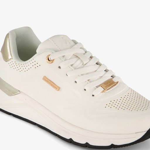 Dames sneakers wit goud