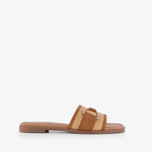 Dames slippers bruin