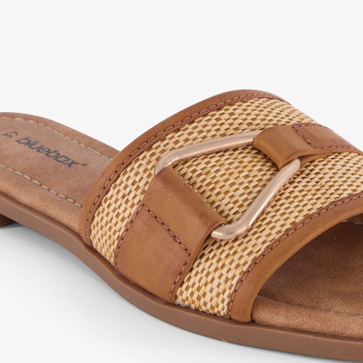 Dames slippers bruin