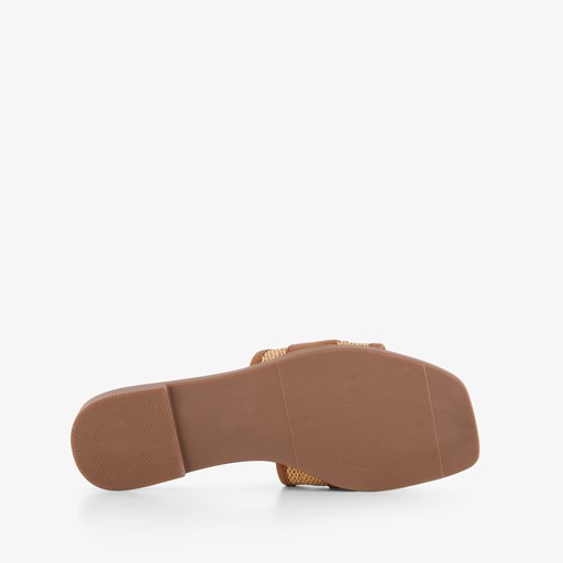 Dames slippers bruin