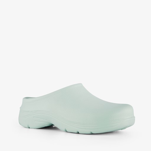 Dames klompen mintgroen