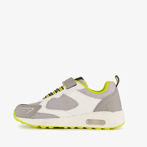 Jongens sneakers met airzool wit grijs