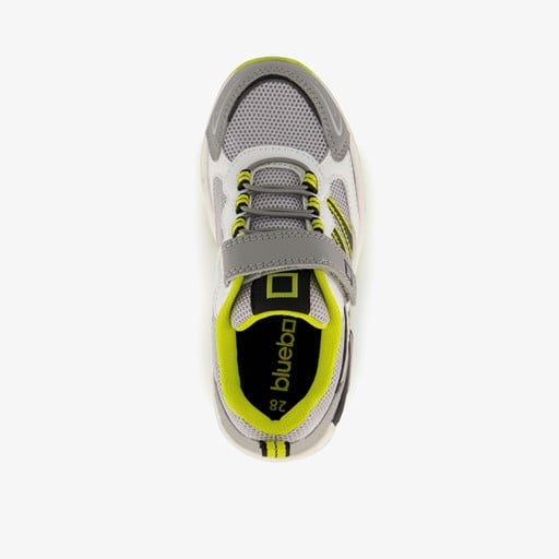 Jongens sneakers met airzool wit grijs