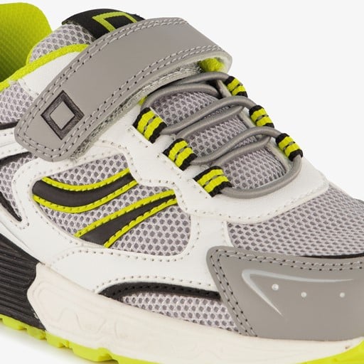 Jongens sneakers met airzool wit grijs
