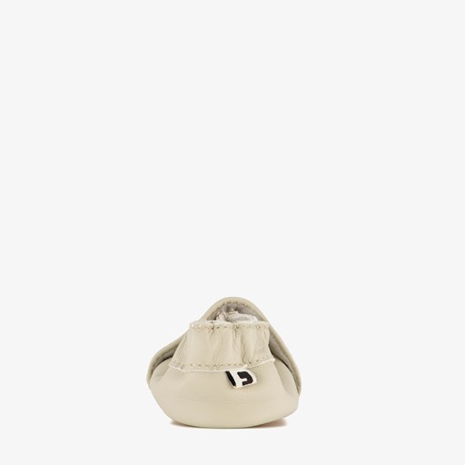 Leren babyschoenen met boerderij print