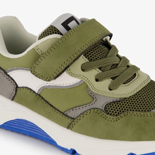 Jongens sneakers groen grijs