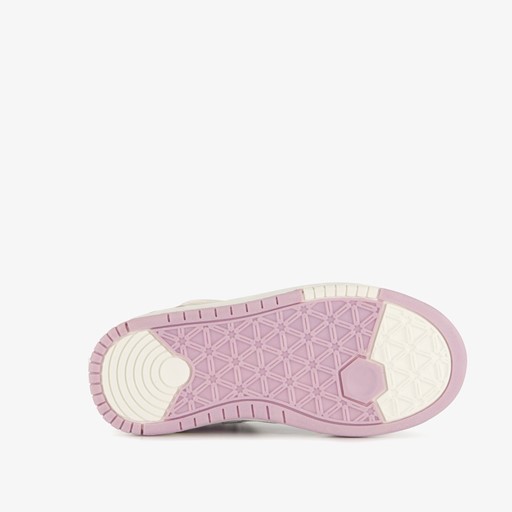 Hoge meisjes sneakers pastelroze