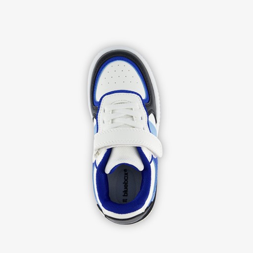 Jongens sneakers wit blauw