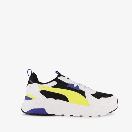 Trinity Lite kinder sneakers wit geel
