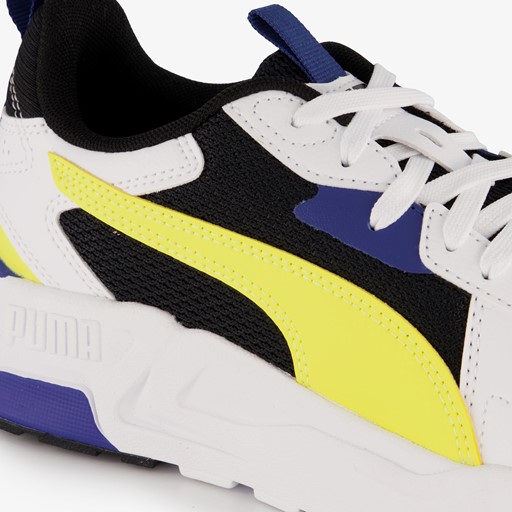 Trinity Lite kinder sneakers wit geel