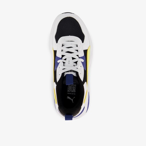 Trinity Lite kinder sneakers wit geel