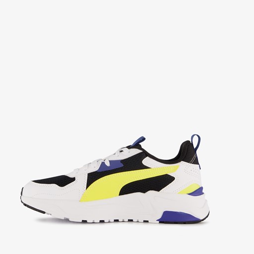 Trinity Lite kinder sneakers wit geel