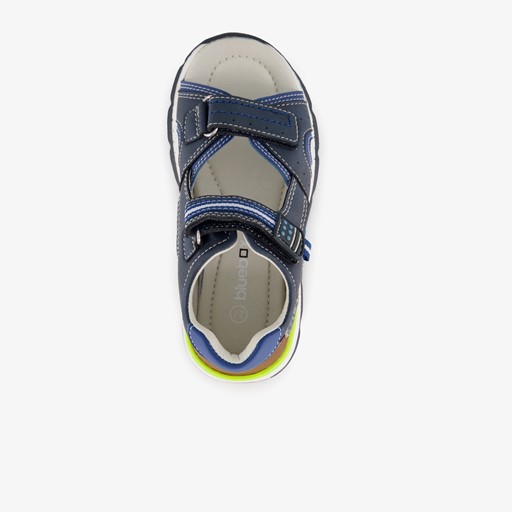 Jongens sandalen blauw bruin
