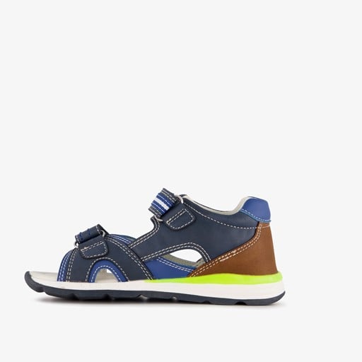 Jongens sandalen blauw bruin