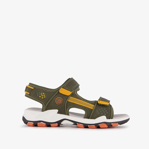 Jongens sandalen groen oranje