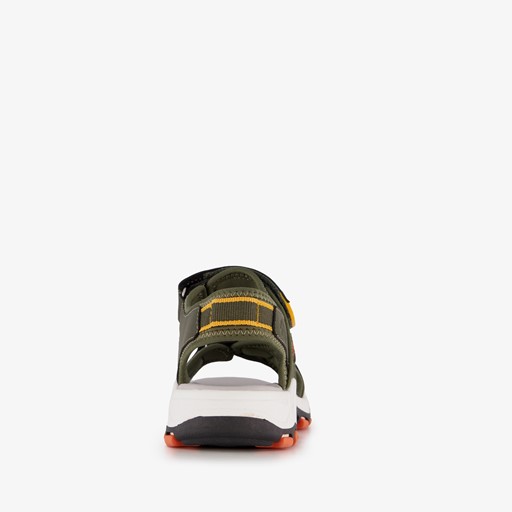 Jongens sandalen groen oranje