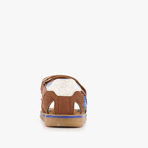 Jongens sandalen met ster bruin