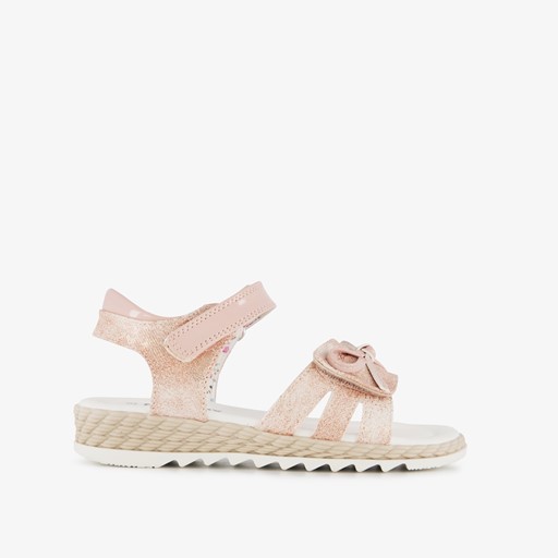 Meisjes sandalen met strikje roze