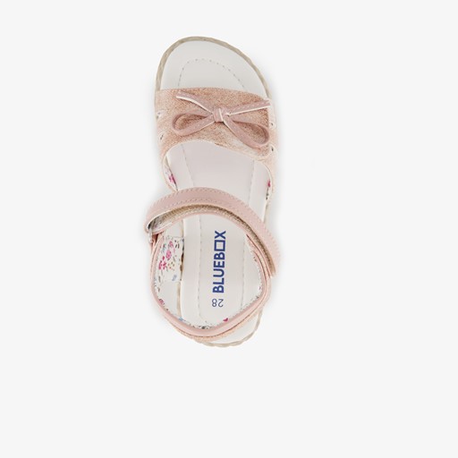 Meisjes sandalen met strikje roze