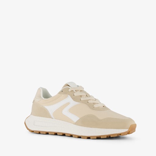 Dames sneakers beige