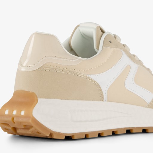 Dames sneakers beige