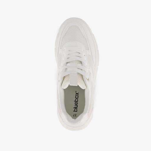 Dames dad sneakers wit