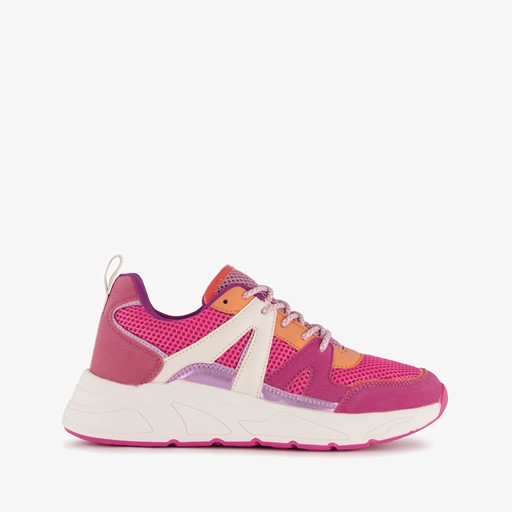 Dames sneakers roze oranje