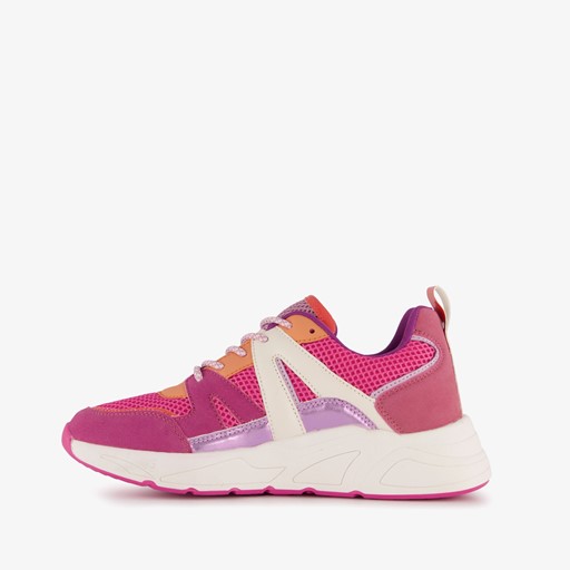 Dames sneakers roze oranje