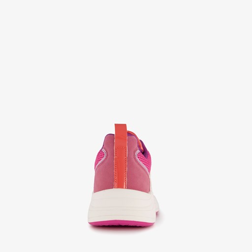 Dames sneakers roze oranje