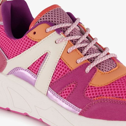 Dames sneakers roze oranje