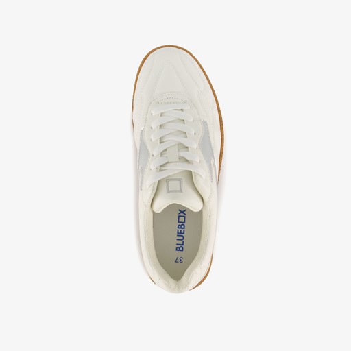 Dames sneakers wit zilver