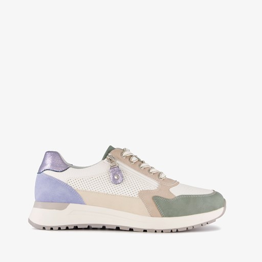 Dames sneakers wit beige