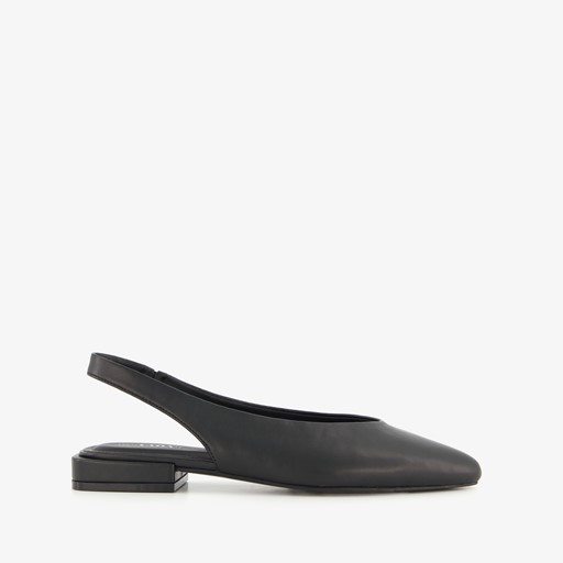 Dame slingbacks zwart