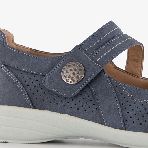 Dames ballerina blauw