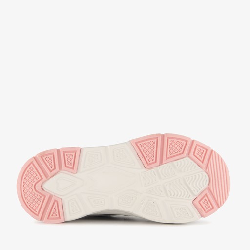 Meisjes dad sneakers metallic pastel