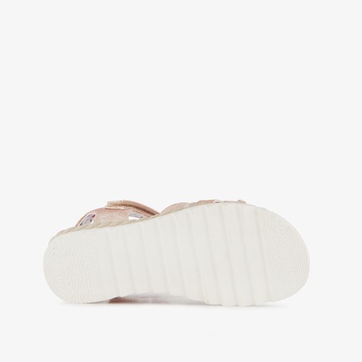 Meisjes sandalen met strikje roze